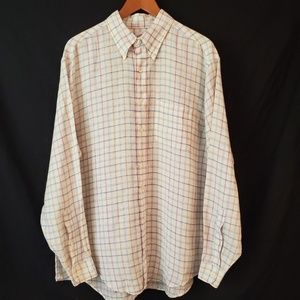 Brooks Brothers 346 White Linen Dress Shirt